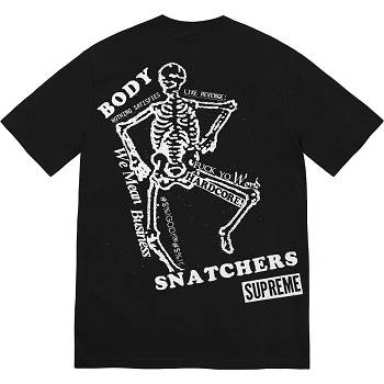 Supreme Body Snatchers Tee T Shirts Black | ZA241XF