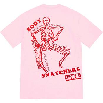 Supreme Body Snatchers Tee T Shirts Pink | ZA246MA