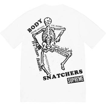 Supreme Body Snatchers Tee T Shirts White | ZA245NB