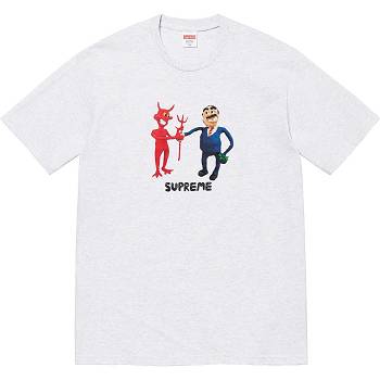 Supreme Business Tee T Shirts Beige | ZA212KI