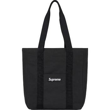 Supreme Canvas Tote Bags Black | ZA167NB