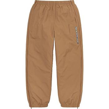 Supreme Full Zip Baggy Warm Up Pant Pants Brown | ZA433TV
