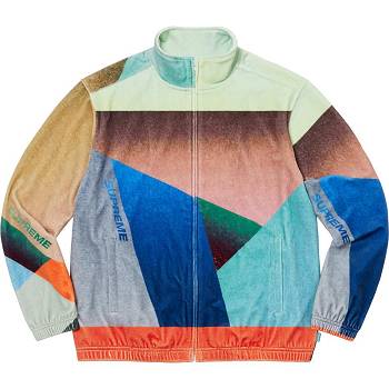 Supreme Geo Velour Track Jackets Multicolor | ZA449XF
