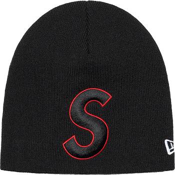 Supreme New Era® S Logo Beanie Hats Black | ZA152PQ