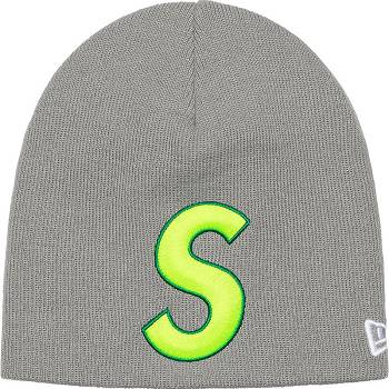 Supreme New Era® S Logo Beanie Hats Grey | ZA151OR