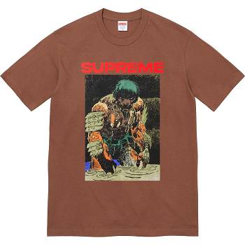 Supreme Ronin Tee T Shirts Brown | ZA240ZG