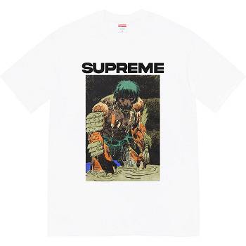 Supreme Ronin Tee T Shirts White | ZA237JJ