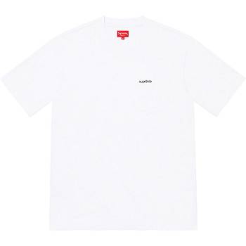 Supreme S/S Pocket Tee Sweaters White | ZA322BC