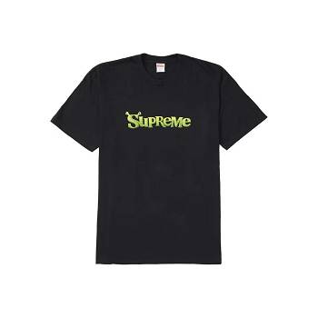 Supreme Shrek T Shirts Black | ZA196WY
