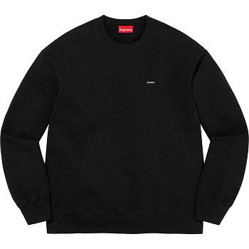 Supreme Small Box Crewneck Sweatshirts Black | ZA286FM
