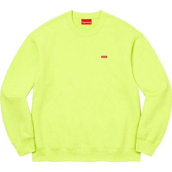 Supreme Small Box Crewneck Sweatshirts Green | ZA281OR