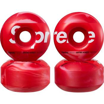 Supreme Spitfire® Shop Wheels (Set of 4) Skateboard Accessories Red | ZA174YU