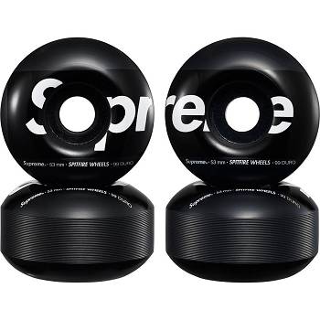 Supreme Spitfire® Shop Wheels (Set of 4) Skateboard Accessories Black | ZA175UT