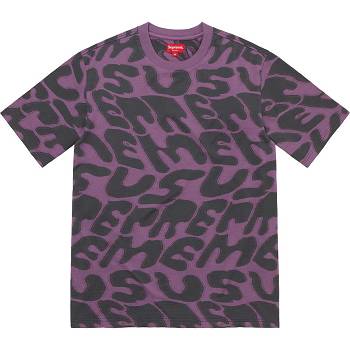 Supreme Stacked Intarsia S/S Top Sweaters Purple | ZA309AP