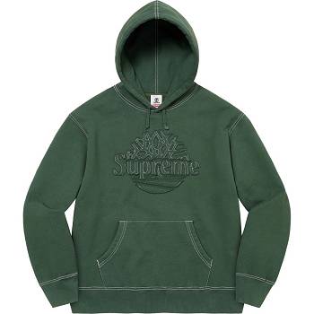 Supreme Timberland® Hooded Sweatshirts Green | ZA303TV