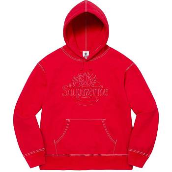 Supreme Timberland® Hooded Sweatshirts Red | ZA300WY