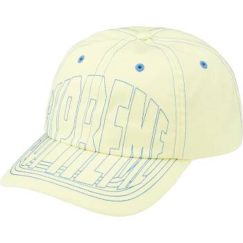 Supreme Visor Stitch 6-Panel Hats Yellow | ZA128SO