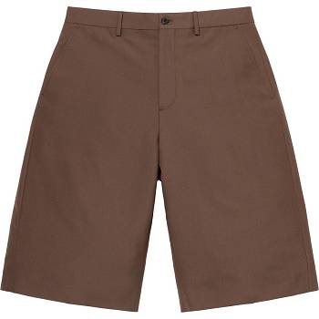 Supreme Wool Trouser Shorts Brown | ZA351QZ