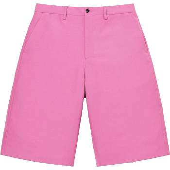 Supreme Wool Trouser Shorts Pink | ZA353EX