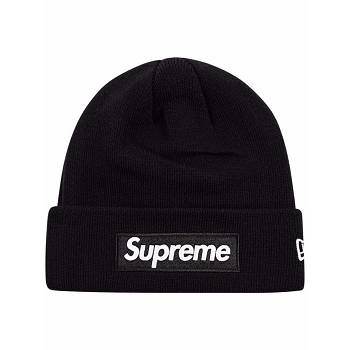 Supreme x New Era Box Logo Beanie Hats Black | ZA106HK